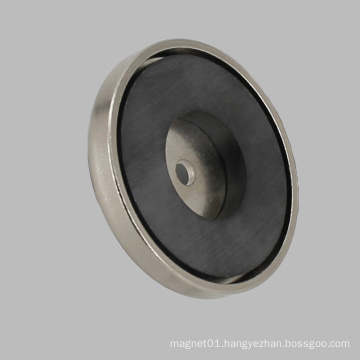 Ceramic Magnet Round Base Ferrite Pot Magnet